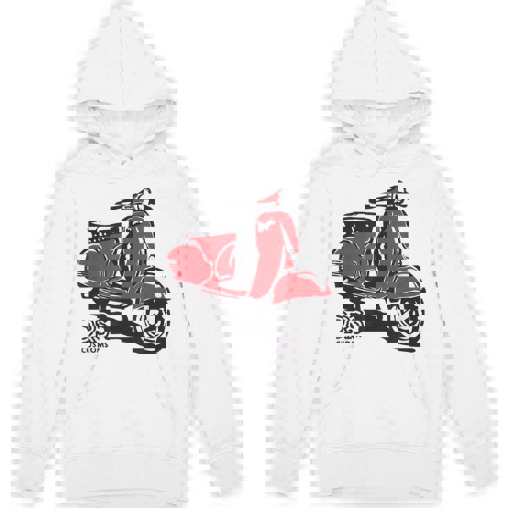 Piaggio クラシックスクーター イタリア製 ピンク Hoodie