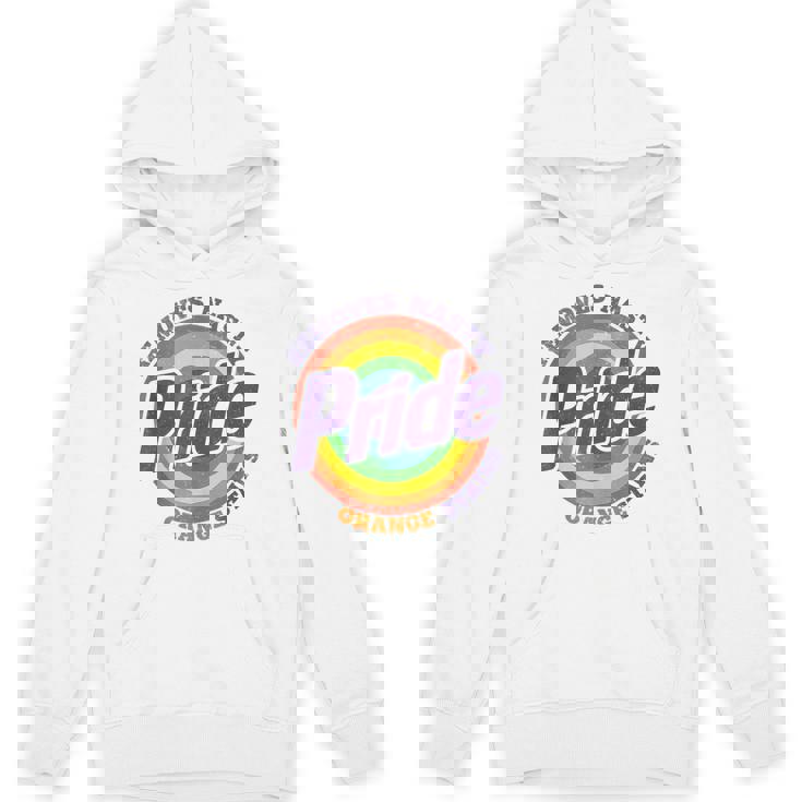 Pride Removes Nasty Orange Stains Pride Month Lgbtq Retro Hoodie