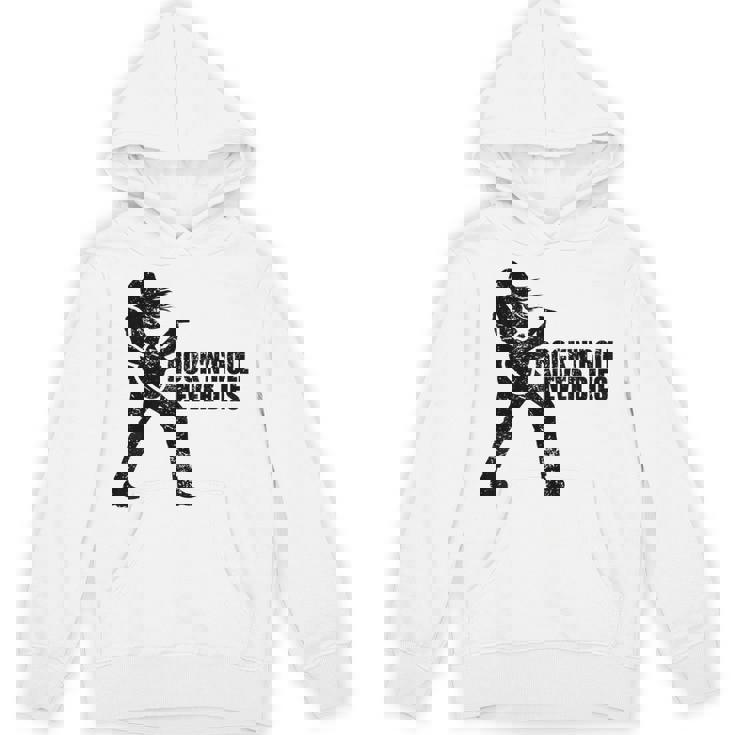 Rock 'N' Roll Never Dies ギタープレーヤー パーカー