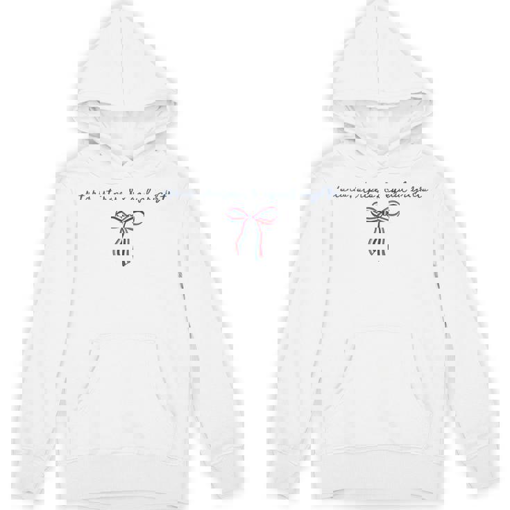 Stars Stripes And Equal Rights Bow Coquette Women's Rights Hoodie