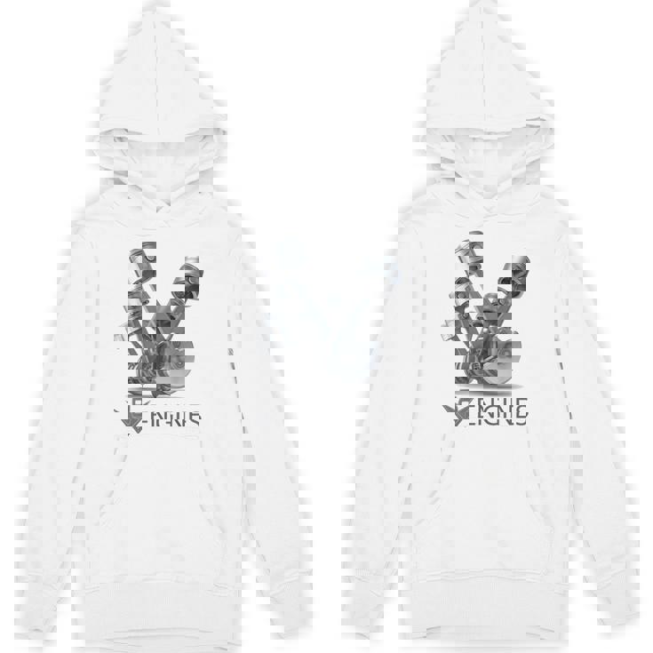 V8 エンジン パーカー