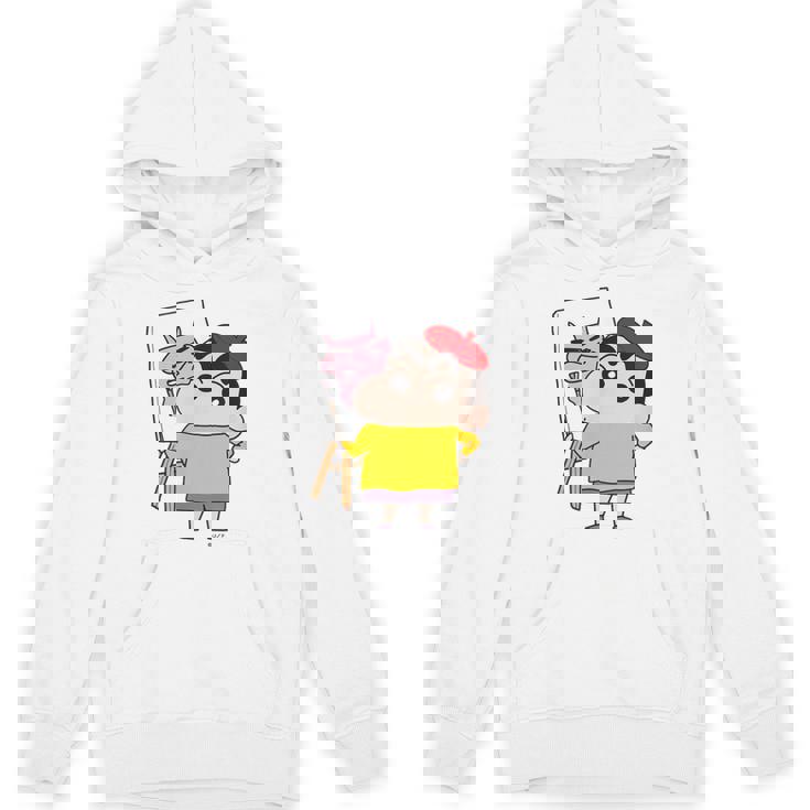 【まんが】クレヨンしんちゃん お絵描きしんちゃん Hoodie