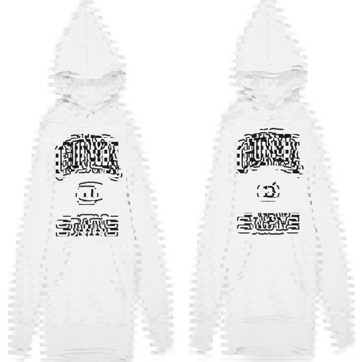 【バックプリント・背中側】群馬 Gunma【チームユニフォーム風】Jimo-T ジモティ 面白い パーカー