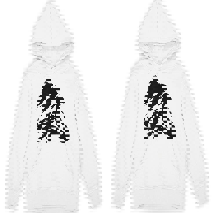 【氣】一文字 漢字 日本語 毛筆 書道 筆文字 言葉 和柄 日本 かっこいい お土産 海外 おもしろ 面白い 文字入り Hoodie