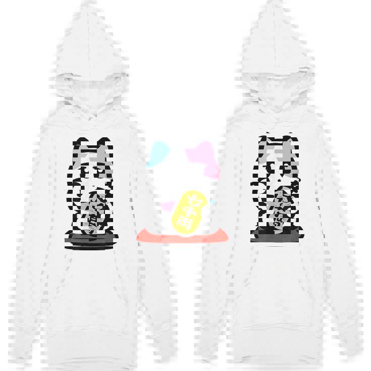 びーえするるる【Bsテレ東公式】まねきねこイラストtシャツ（ホワイト） パーカー