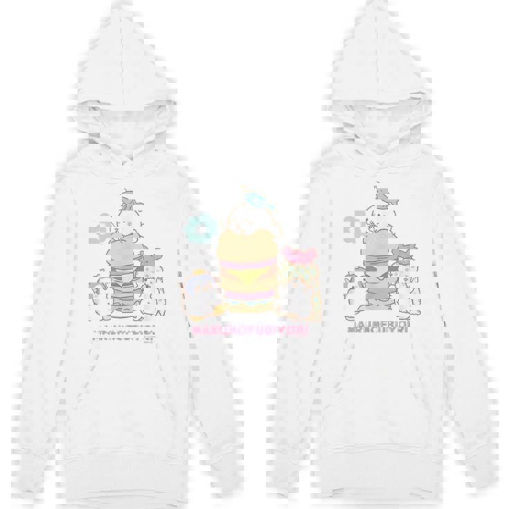 まるもふびより ハンバーガー Hoodie