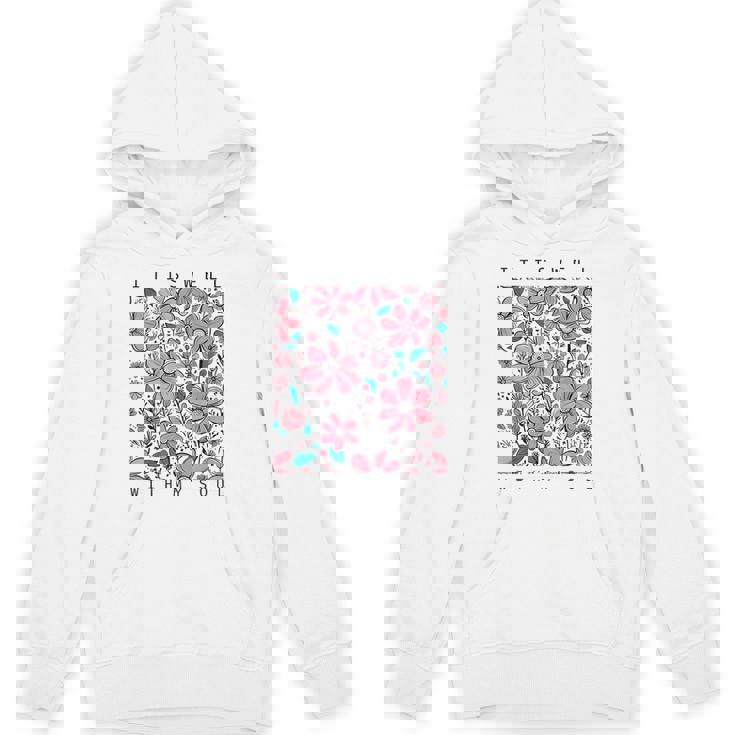 イット・イズ・ウェル・ウィズ・マイ・ソウル・フラワー パーカー