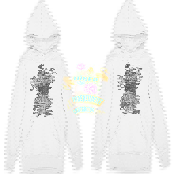 インディペンデント コントラクター インクドクロ タトゥー バックサイドデザイン Hoodie