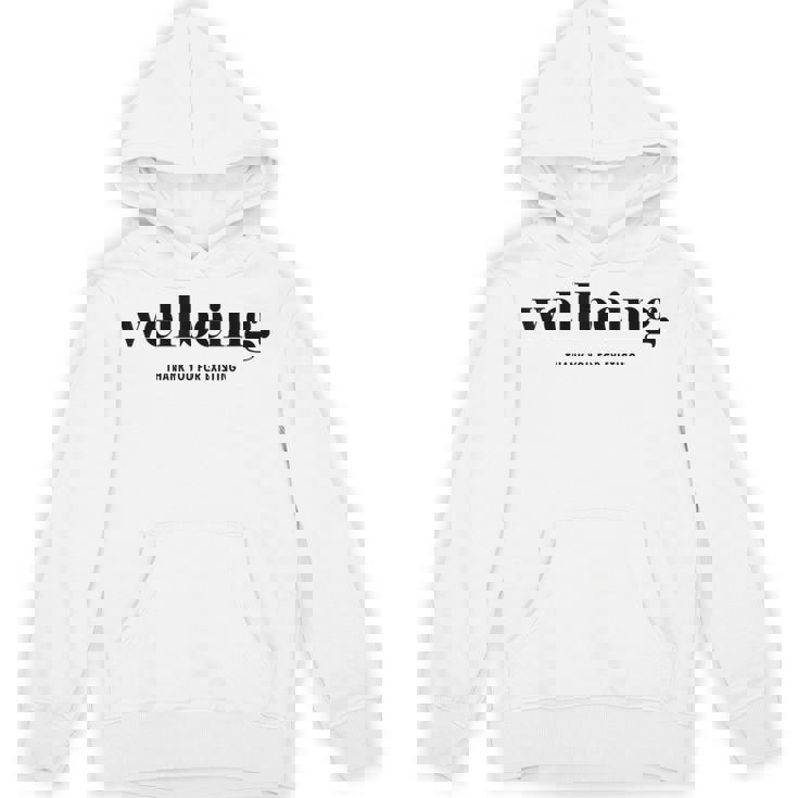 ウェルビーイング 既存に感謝 パーカー