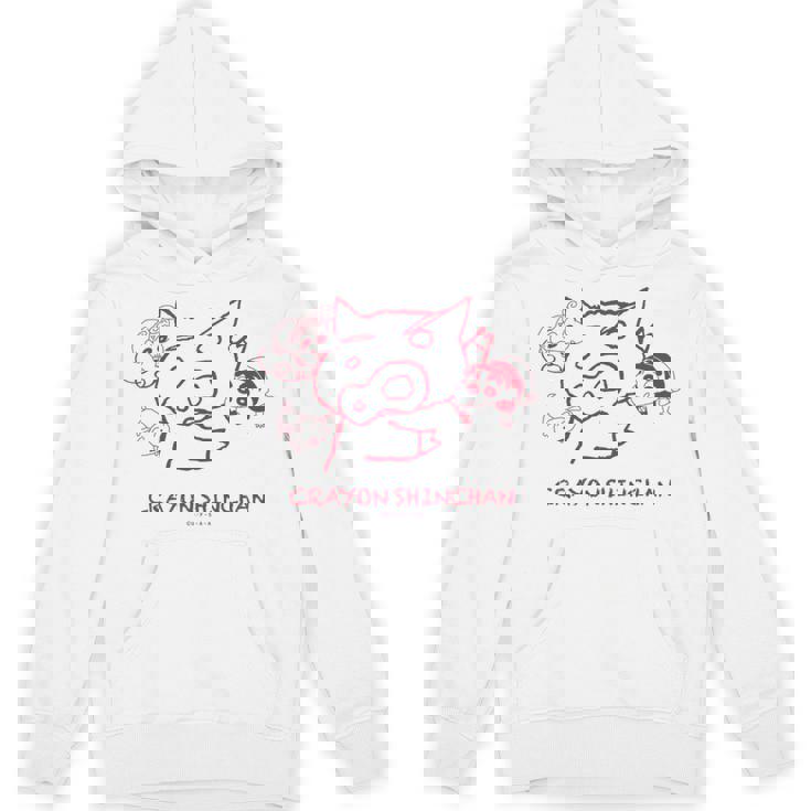 クレヨンしんちゃん ぶりぶりざえもん 落書き 長袖tシャツ Hoodie