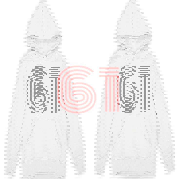 クールレトロライティングジャージ、背番号61 1961 Hoodie