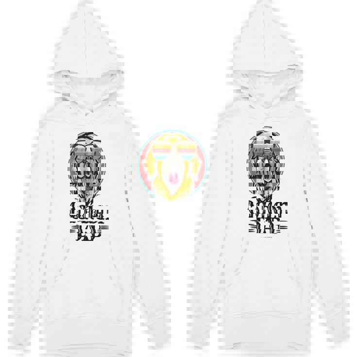 ゴールデンパパヴィンテージゴールデンレトリバー犬のための父親の日 パーカー