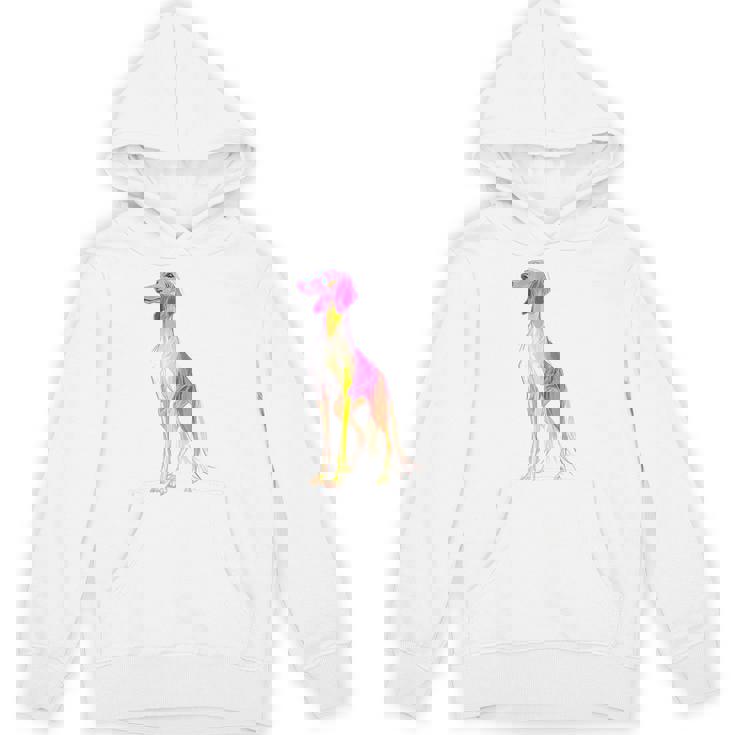 サルーキ 犬 モチーフ ペット 作品 サルーキ パーカー