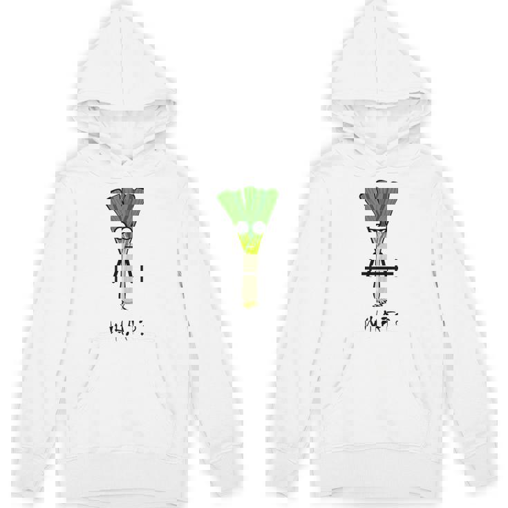 ジムでのトレーニングのための面白いネギフィットネスギフト パーカー