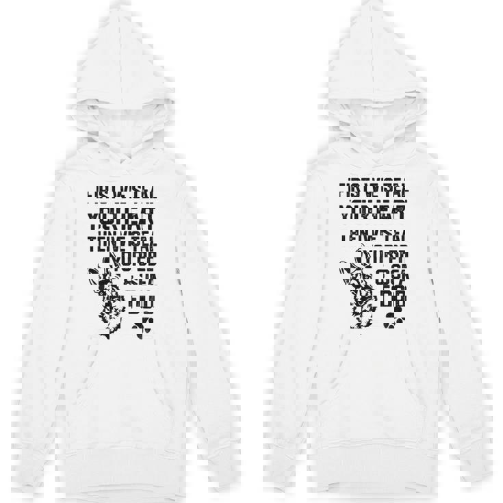 ジャーマン・シェパードはあなたの心を盗みますあなたのベッドとソファを盗みます Hoodie