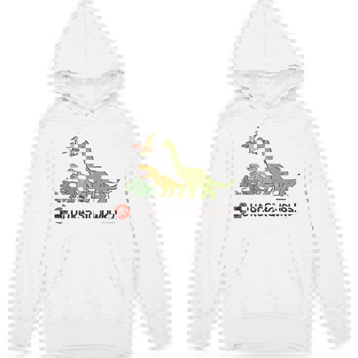 ジュラシック・ワールド Dinosaurs Loose Illust Hoodie