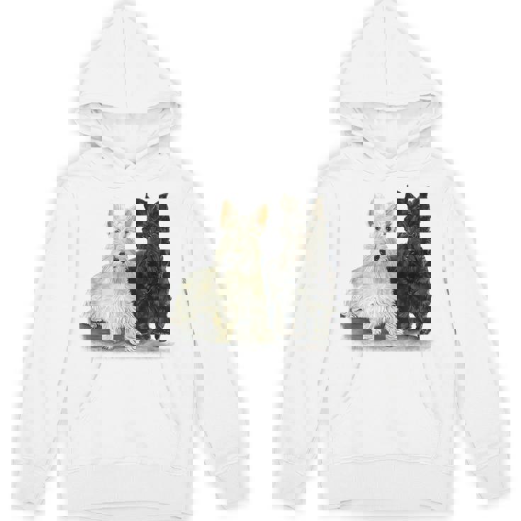 スコティッシュテリア犬の所有者ペット所有者アートデザイン パーカー