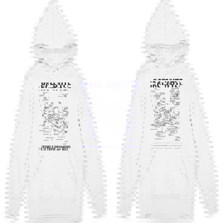 スペースシャトル レトロレイアウト ロケット科学者&宇宙飛行士用 パーカー