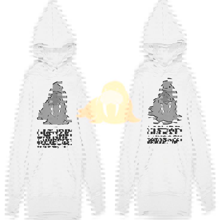 セイウチが本当に好きだよ、いいね？面白いセイウチ パーカー