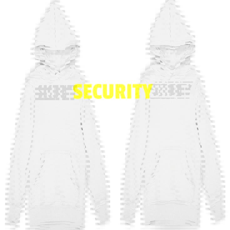 セキュリティスタッフやボディガードのためのセキュリティバックプリントデザイン Hoodie