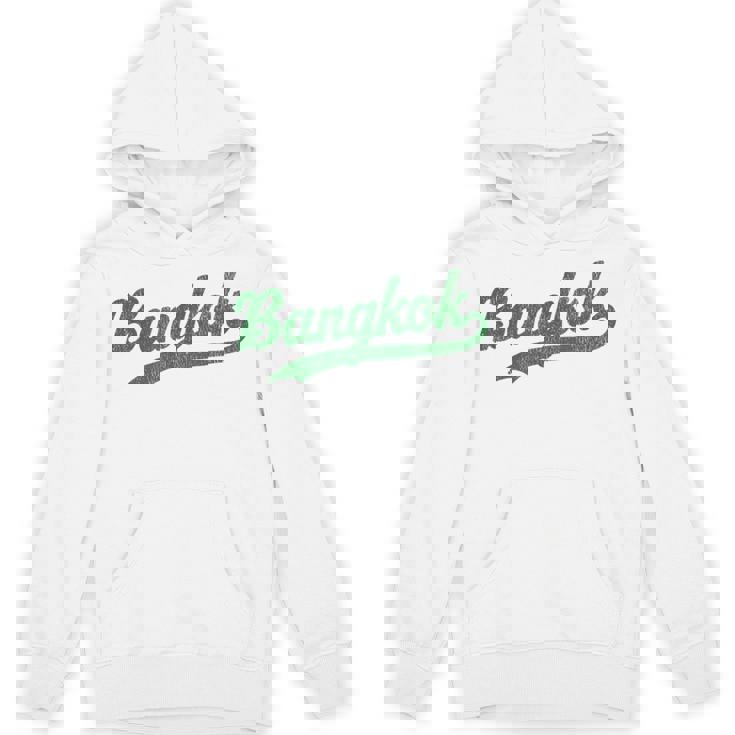 タイのバンコクビンテージスポーツグラフィック。 パーカー