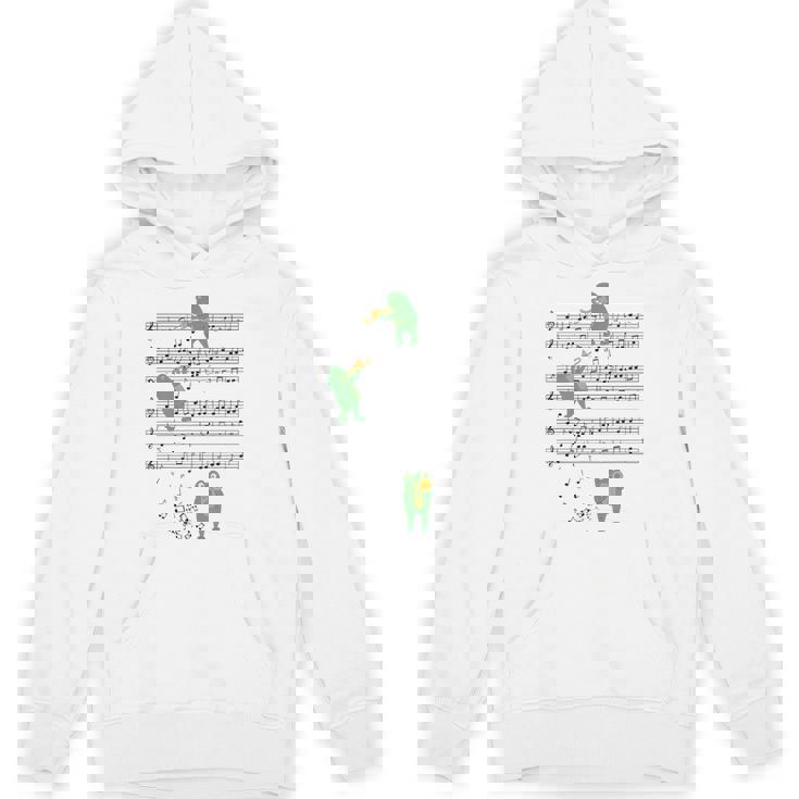 トロンボーン奏者 カエル トロンボーン好きのトロンボーン愛好家 トロンボーン音記号 Hoodie