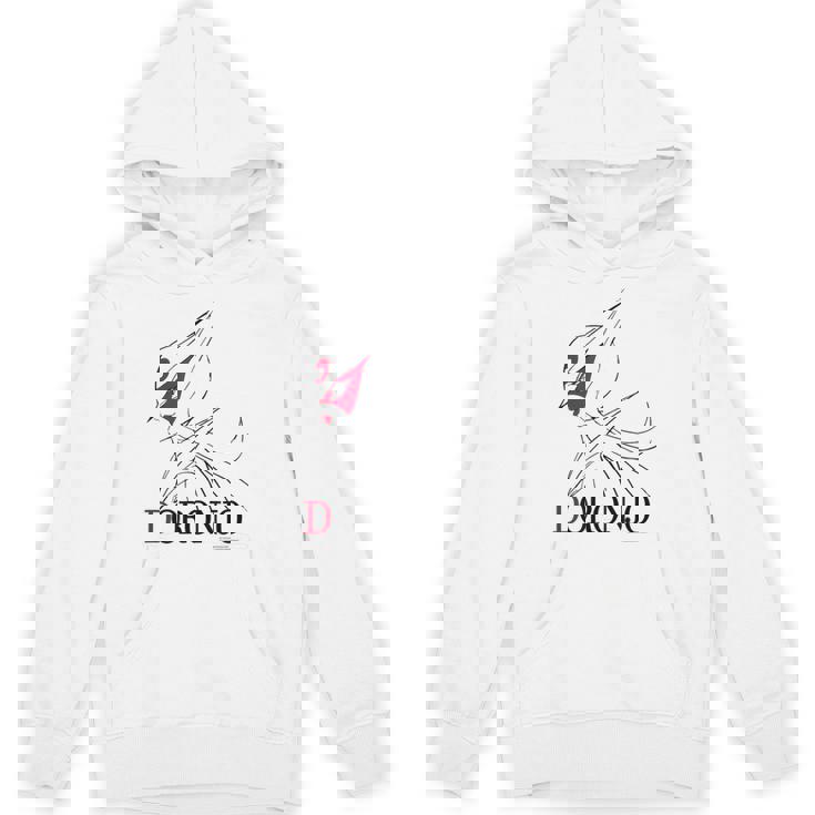 ドロンジョデザインm ホワイト パーカー