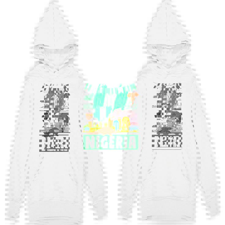ナイジェリアの服のアイデア キッズ&ノベルティ ナイジェリア国旗 Hoodie