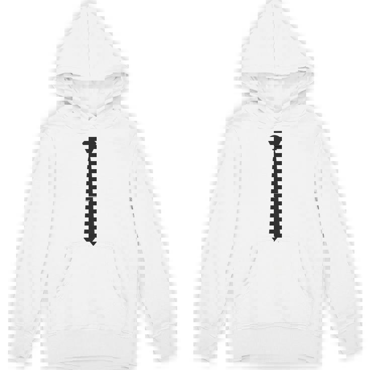 ネクタイ【黒】ネクタイピン おしゃれ シンプル メンズ キッズ レディース ウケ狙い 面白い おもしろ 個性的な Hoodie