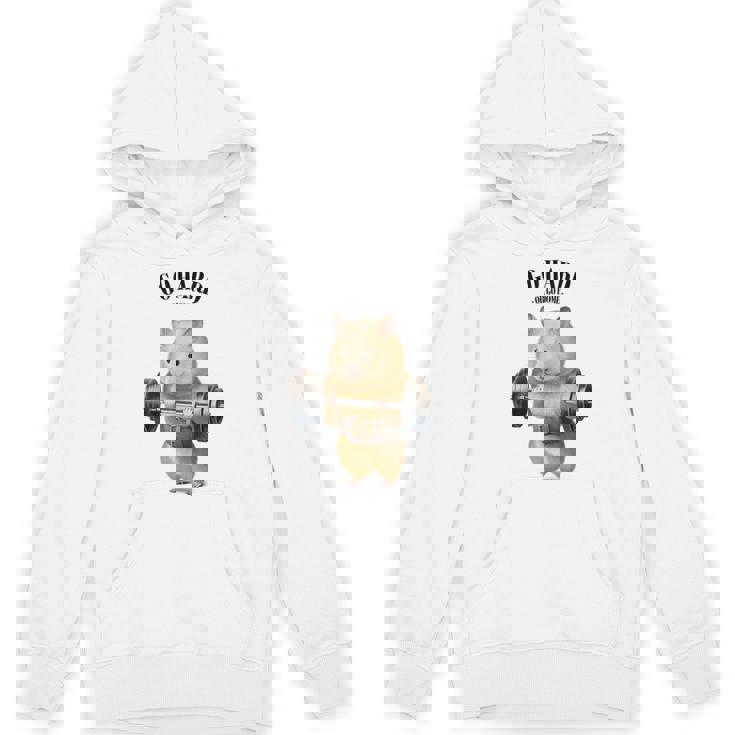 ハムスター ウェイトリフティング フィットネスジム パーカー