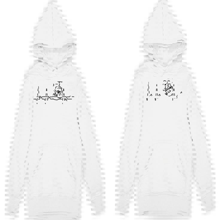 ハートビート ハムスター ハムスター好き ハムスターの飼い主 ペット 心電図 パーカー