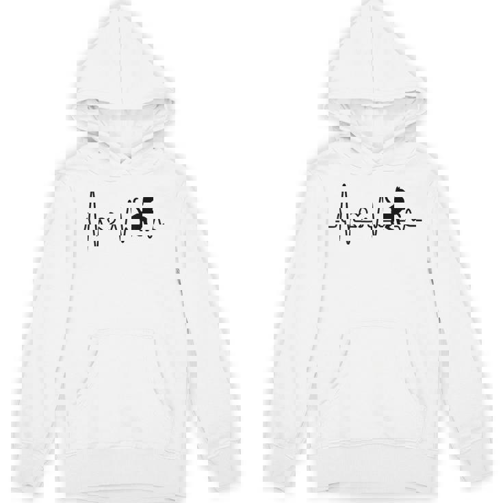 ハートビート 猫 猫好き ギフト 猫 Heartbeat Cat パーカー