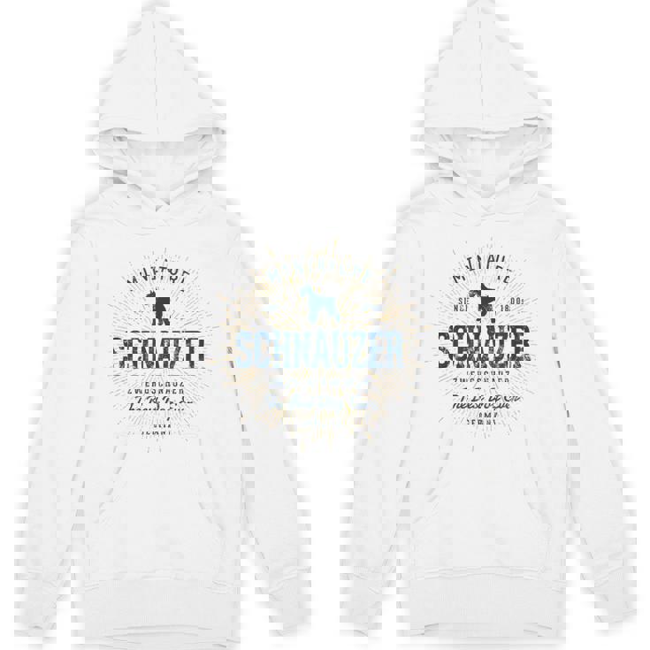 ビンテージ ミニチュア・シュナウザー レトロ Hoodie