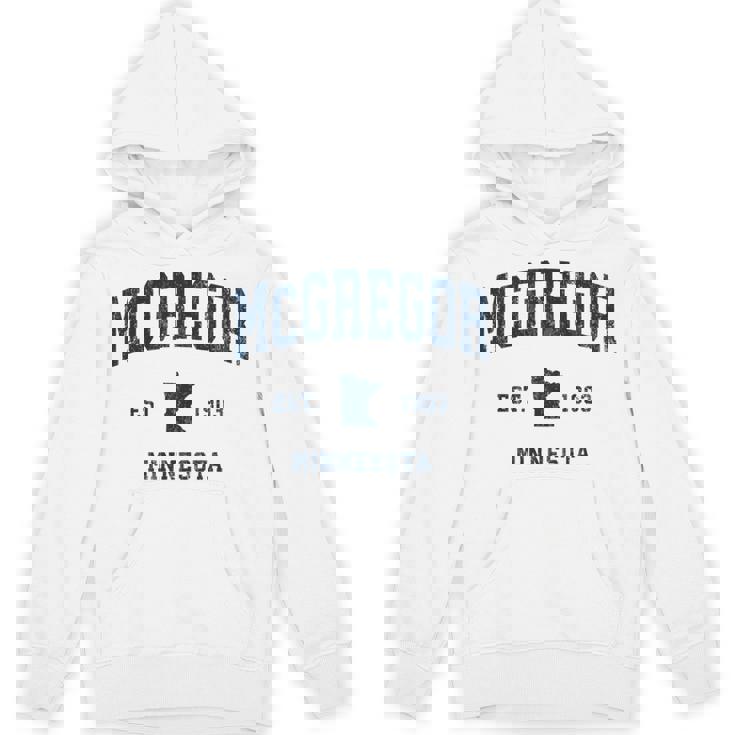 マクレガー ミネソタ Mn ヴィンテージ アスレチック ネイビー スポーツデザイン 長袖tシャツ Hoodie