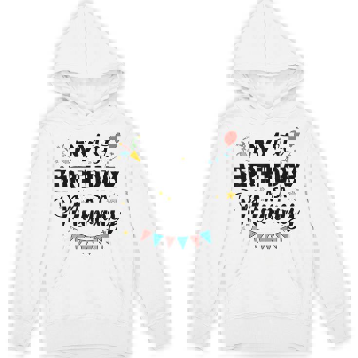 ママとしての私の1歳の誕生日パーティーイヤーを祝うママ Hoodie