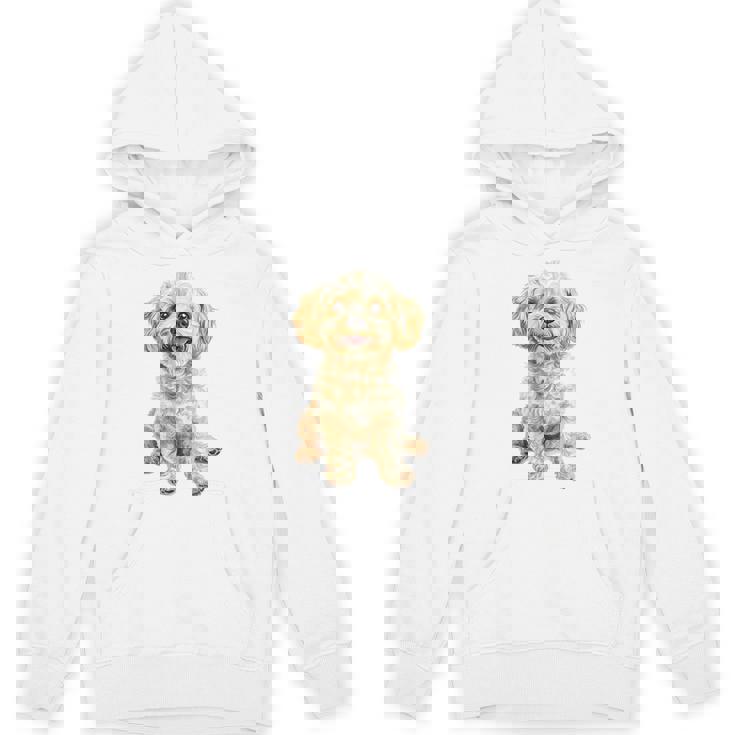 マルチプー犬モチーフペットイラストマルチプー パーカー