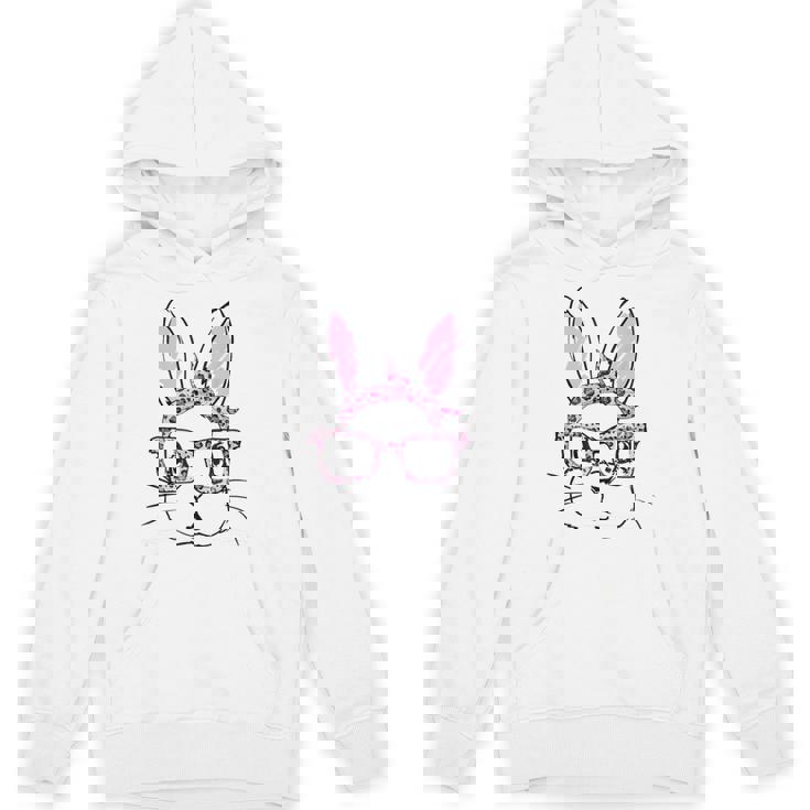 メガネをかけたウサギ ウサギ好き うさぎ好き うさぎの飼い主 おもしろ うさぎ 兎 パーカー