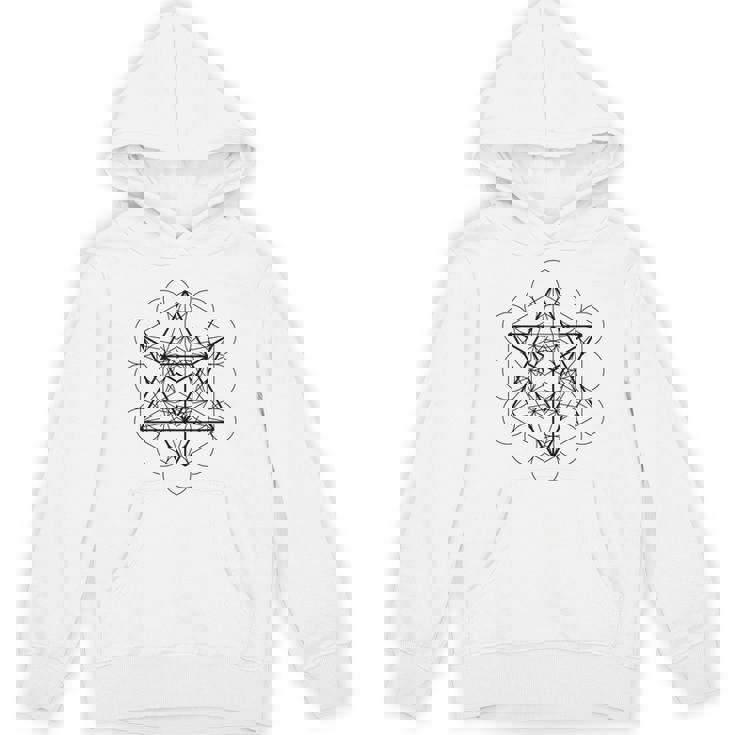 メタトロンキューブ マカバ（スターテトラヒドロン）神聖幾何学 Hoodie