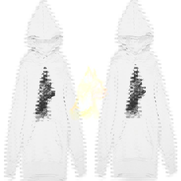 ヨークシャーテリア 犬 モチーフ ペット アートワーク ヨークシャーテリア パーカー