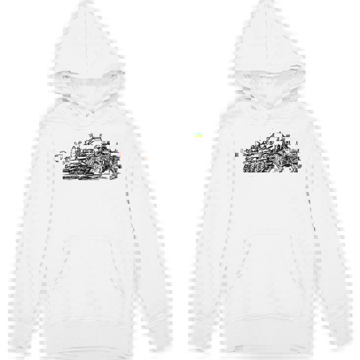 ロシアのbmpを盗むウクライナの農家 ウクライナを支援 Hoodie