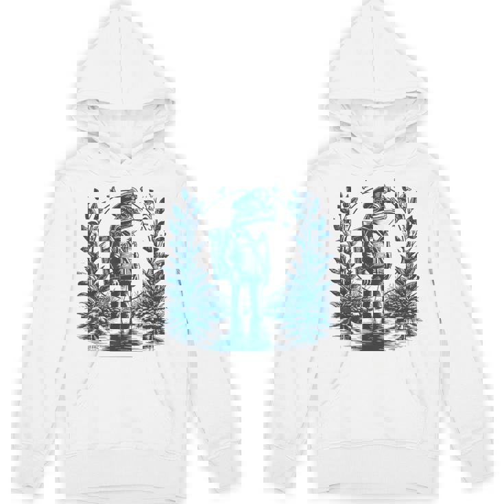 ヴィンテージスタイルの「郵便配達員カエル」 パーカー