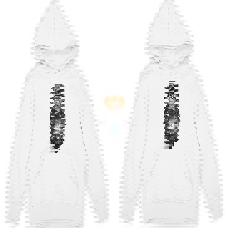 三毛猫 オレンジ猫 ねこ バイク ヘルメット パーカー