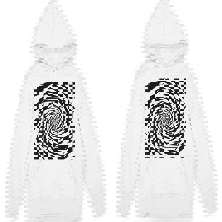 催眠術師 ヒプノシス グラフィック 目の錯覚 トリッピー スパイラル 幾何学模様 Hoodie