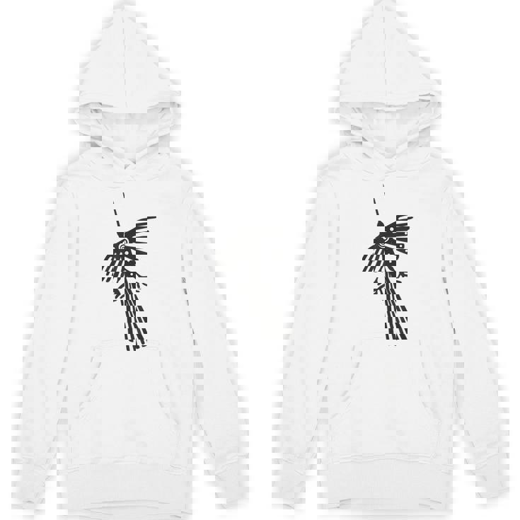 南米のペルーナスカラインハチドリコンドルのシルエット。 パーカー