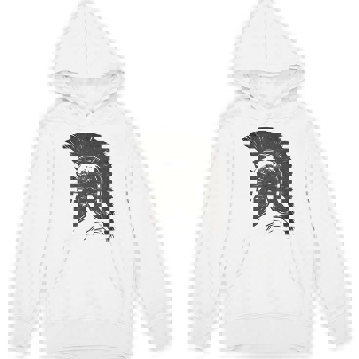 古代戦士ギリシャローマスパルタ兵士ヘルメットグラフィック パーカー