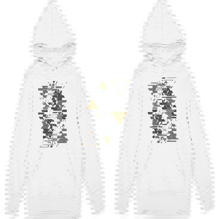 幾何学図形 抽象 モダンアート ヴィンテージ 三角形 Hoodie