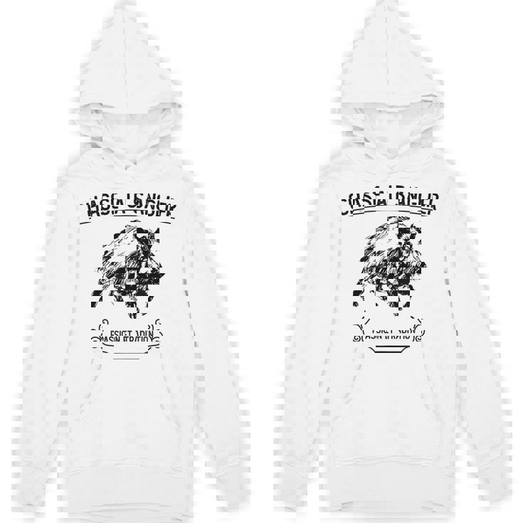 情熱と伝統の猪狩猟 パーカー