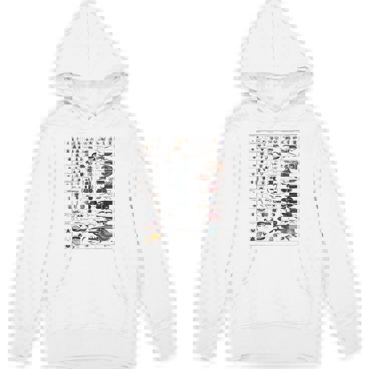 昆虫コレクション種ヴィンテージバグチャート昆虫学 Hoodie