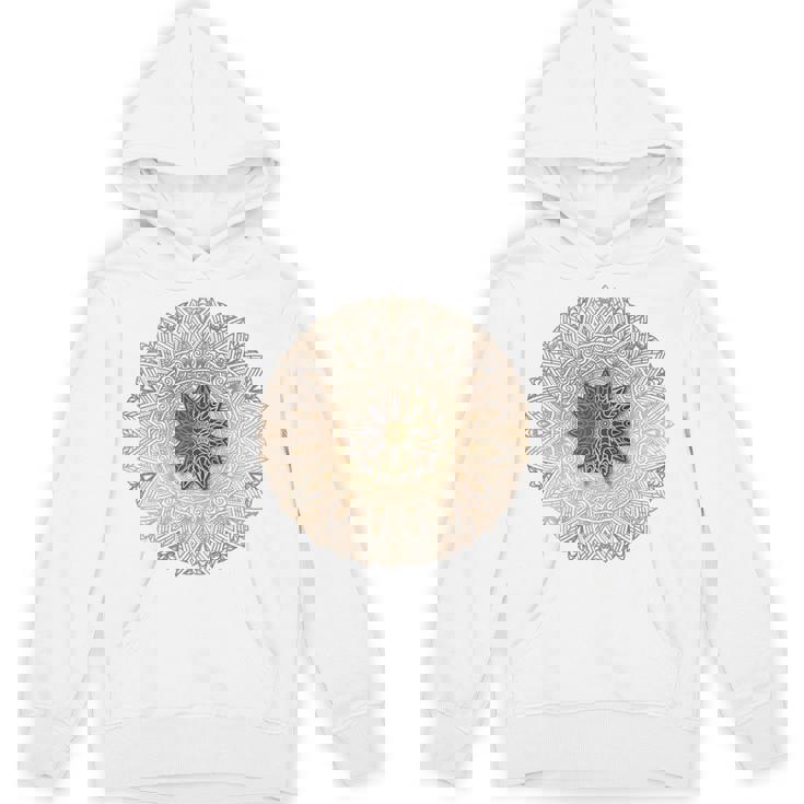 曼荼羅 最高のヨガバックプリント パーカー