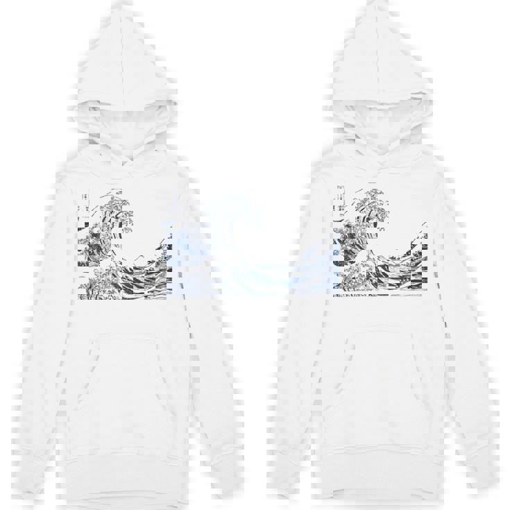 有名ヴィンテージアート グレートウェーブ 葛飾北斎 おしゃれ Hoodie